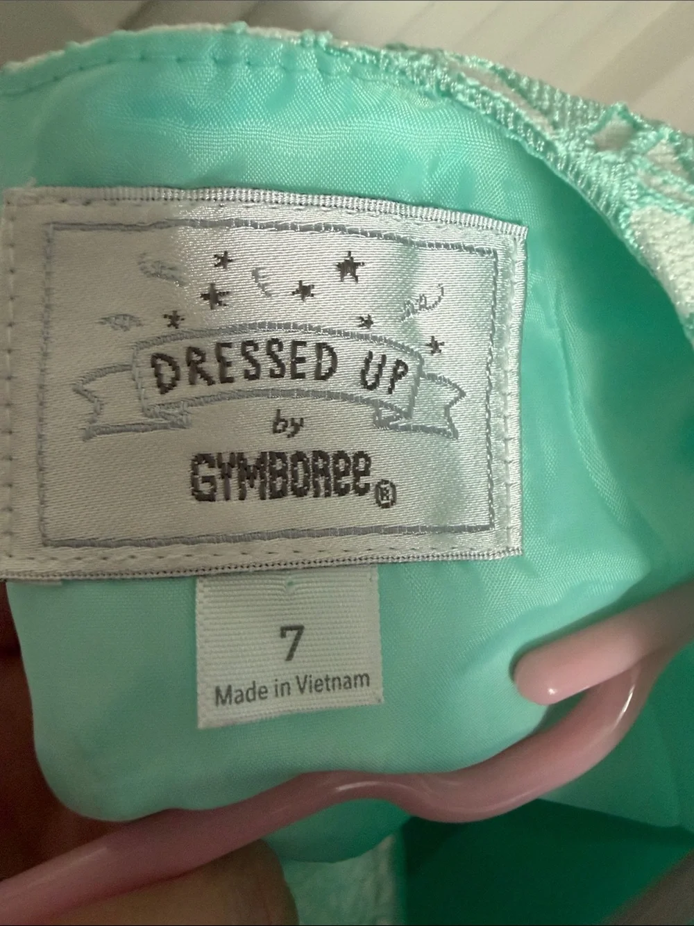 Gymboree Mint Green Lace Dress with Bow